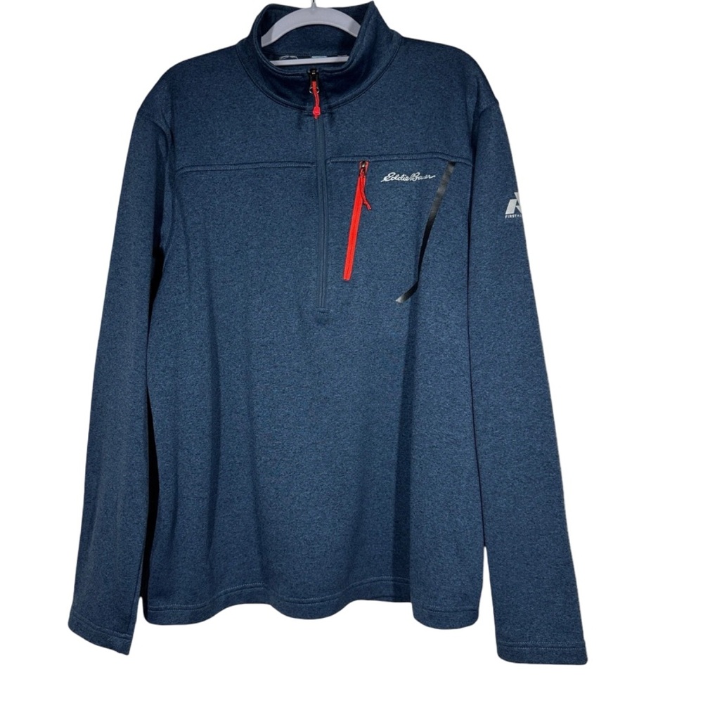 Eddie Bauer First Ascent Men’s Performance Quarter-Zip-size Large - Picture 2 of 7